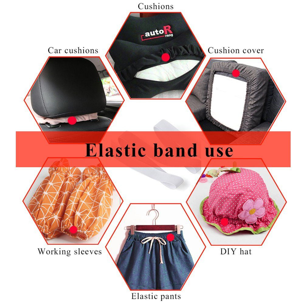 9mm Flat Elastic Cord