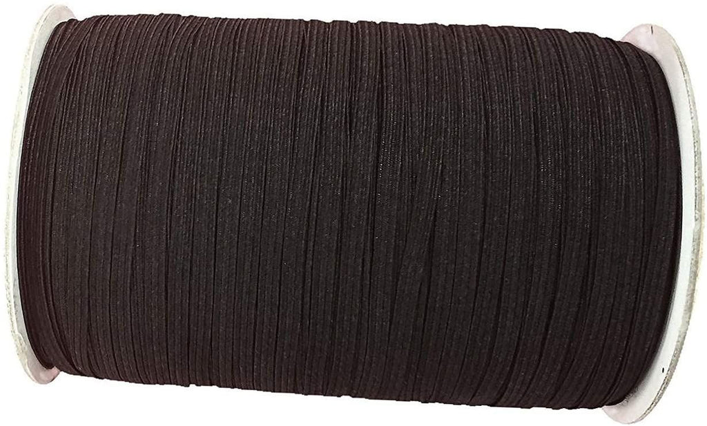3mm Flat Elastic Cord, Black