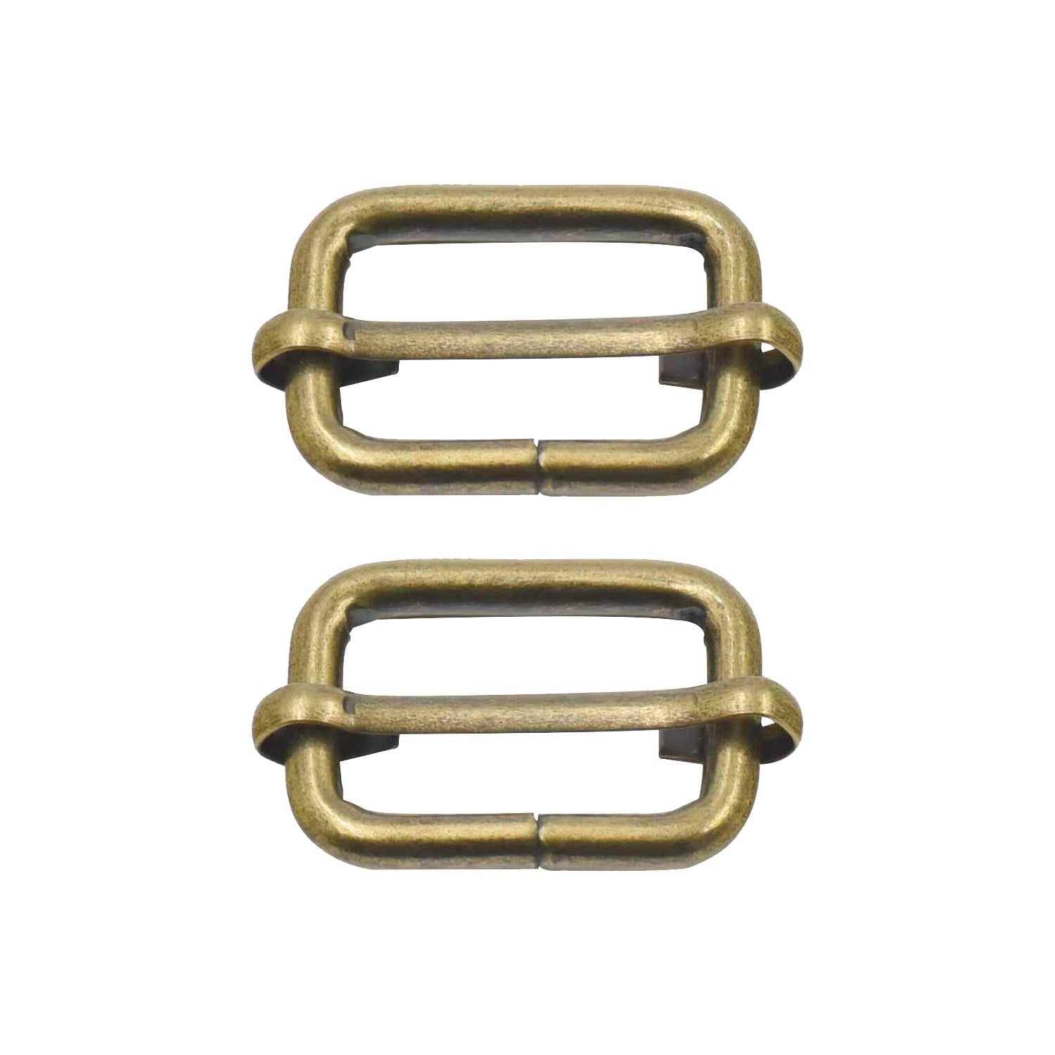 Non-Welded Metal Triglide Slider Buckles (Pack of 2)