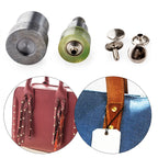Double Cap Tubular Rivets Die Tool Set for Green Machine Hand Press