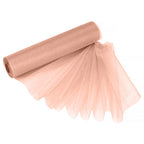25m x 29cm Organza Sheer Roll - Rose Gold