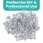 Iron Eyelets with Washers and Hand Tool Set