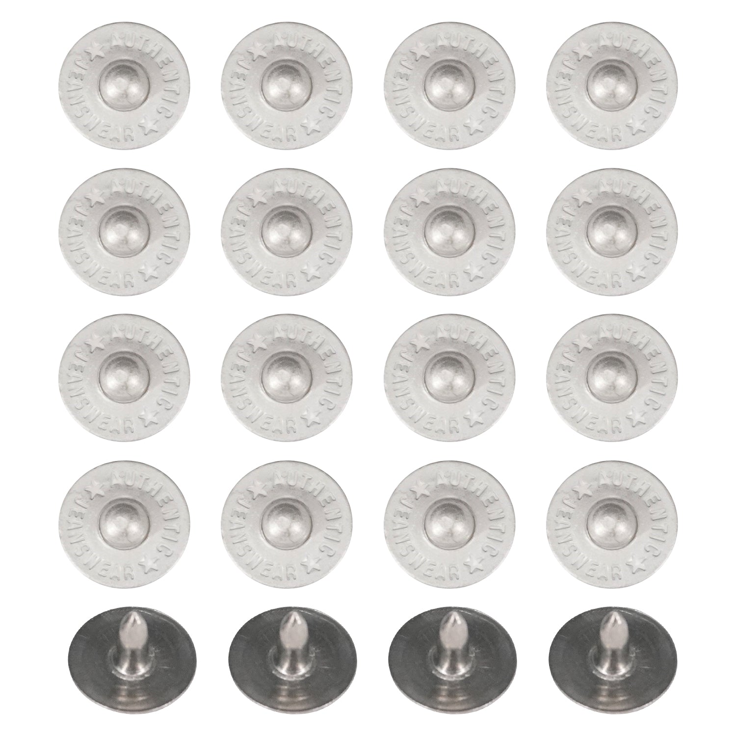 9.5mm Standard Hat Rivets (Pack of 10)