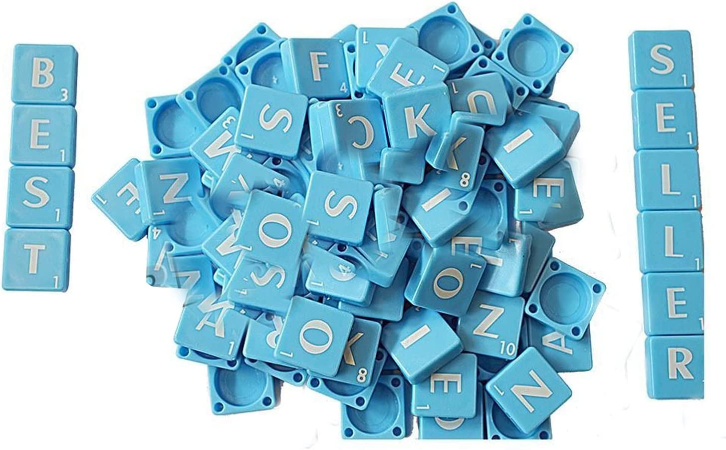 A-Z Plastic Tiles with Score Numbers