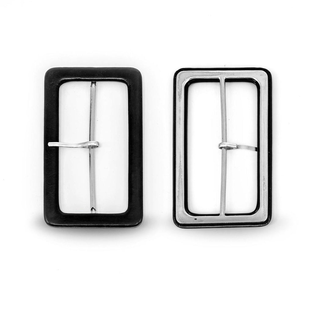 PU Leather Buckle with Pin - (Pack of 2)