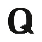 Large Wooden Capital Alphabet Letters