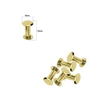 Chicago Screw Flat Head Rivets (Pack of 10)