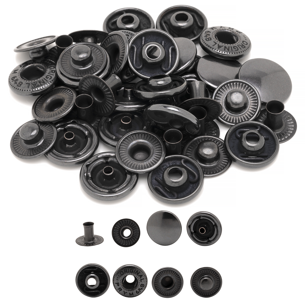 PRYM 15mm S Spring Press Studs - Pack of 10