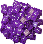 A-Z Plastic Tiles with Score Numbers