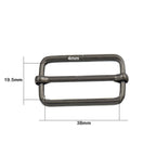 Non-Welded Metal Triglide Slider Buckles (Pack of 2)
