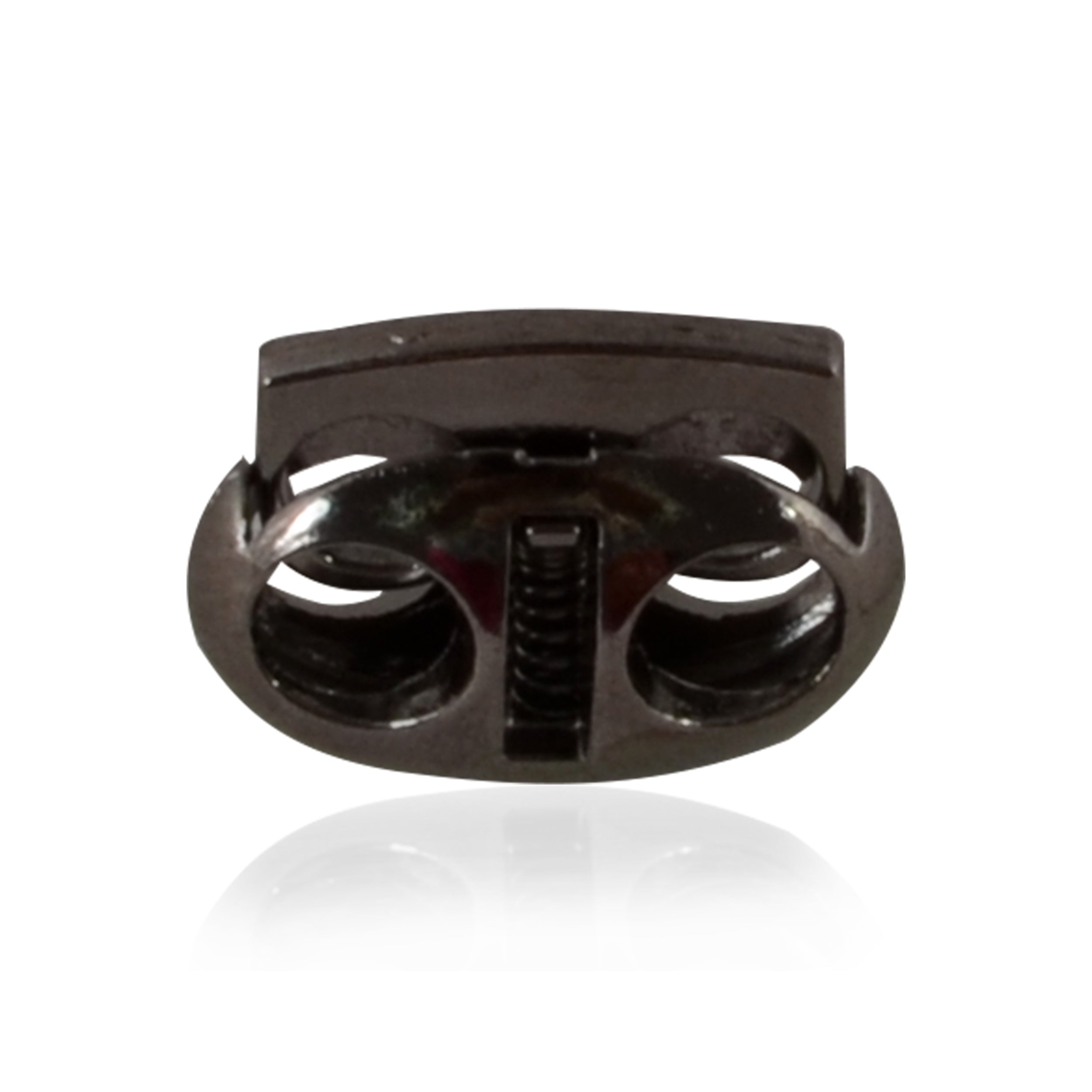 Metal Cord Lock Spring Loaded Stop Toggle Fastener - (Pack of 2)