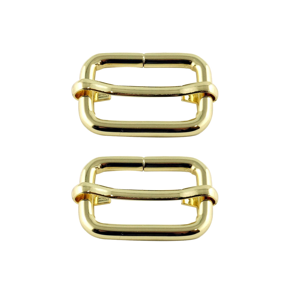 Non-Welded Metal Triglide Slider Buckles (Pack of 2)