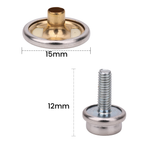 Machine Screw Press Studs - (Pack of 10)