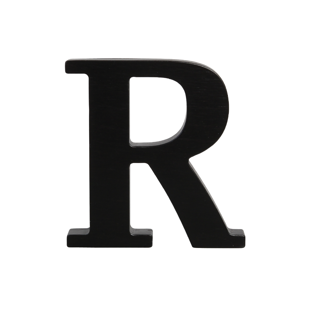 Large Wooden Capital Alphabet Letters