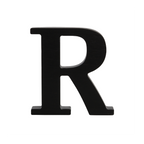 Large Wooden Capital Alphabet Letters