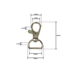 Lobster Clasp with D-Ring - (Pack of 1)