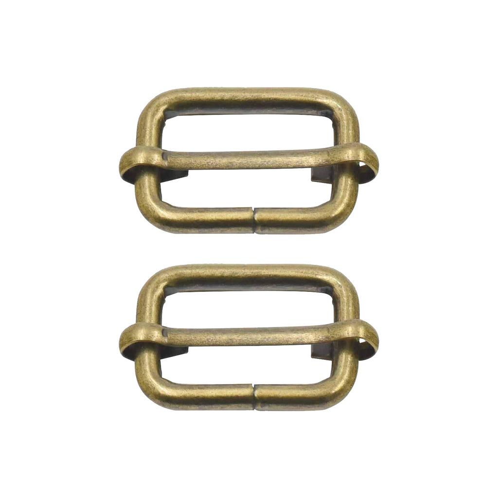 Non-Welded Metal Triglide Slider Buckles (Pack of 2)