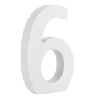 Large Wooden Flat Bottom Number