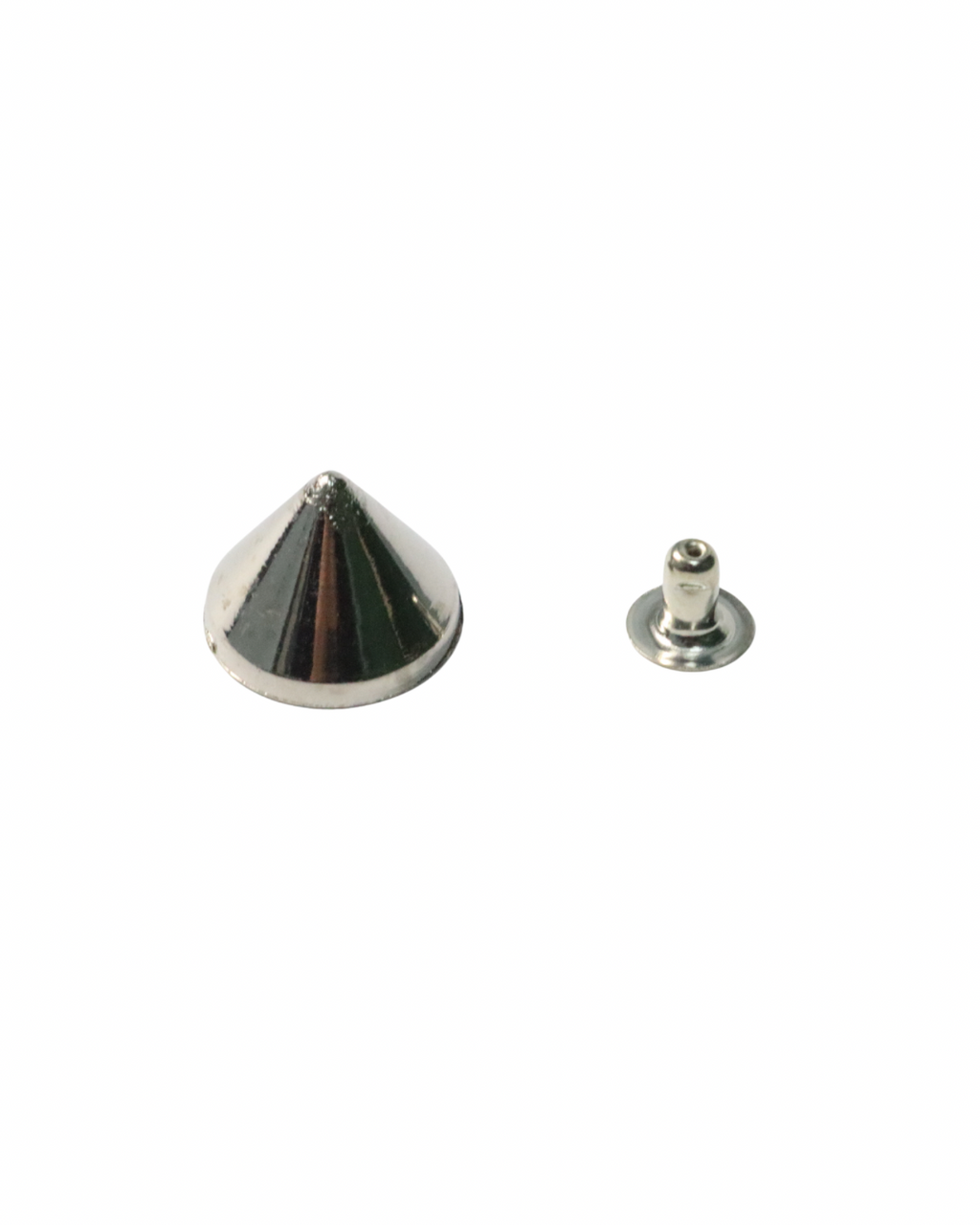 Plastic Low Cone Punk Studs with Base Pin - (Pack of 100)