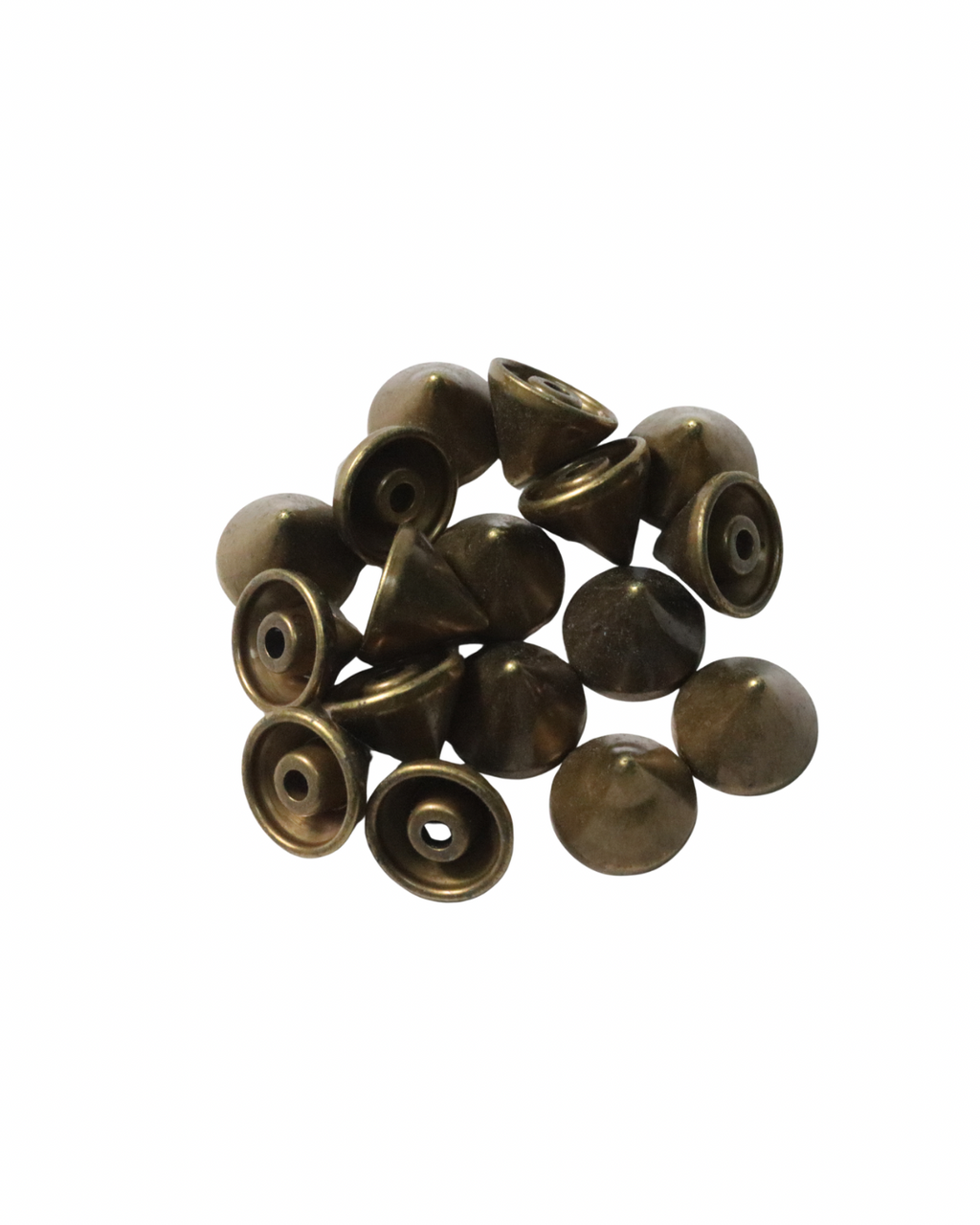 Plastic Low Cone Punk Studs with Base Pin - (Pack of 100)