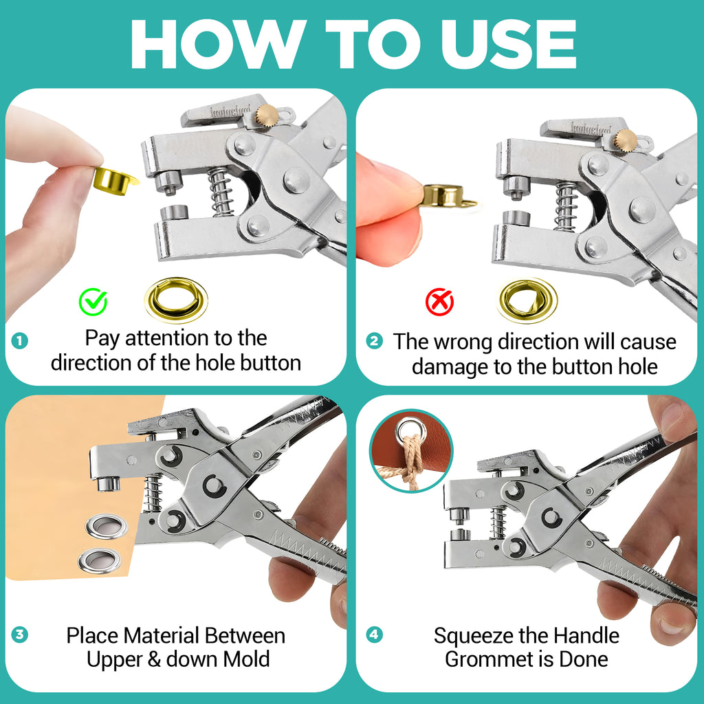 4mm Eyelet and Plier Tool Set, 