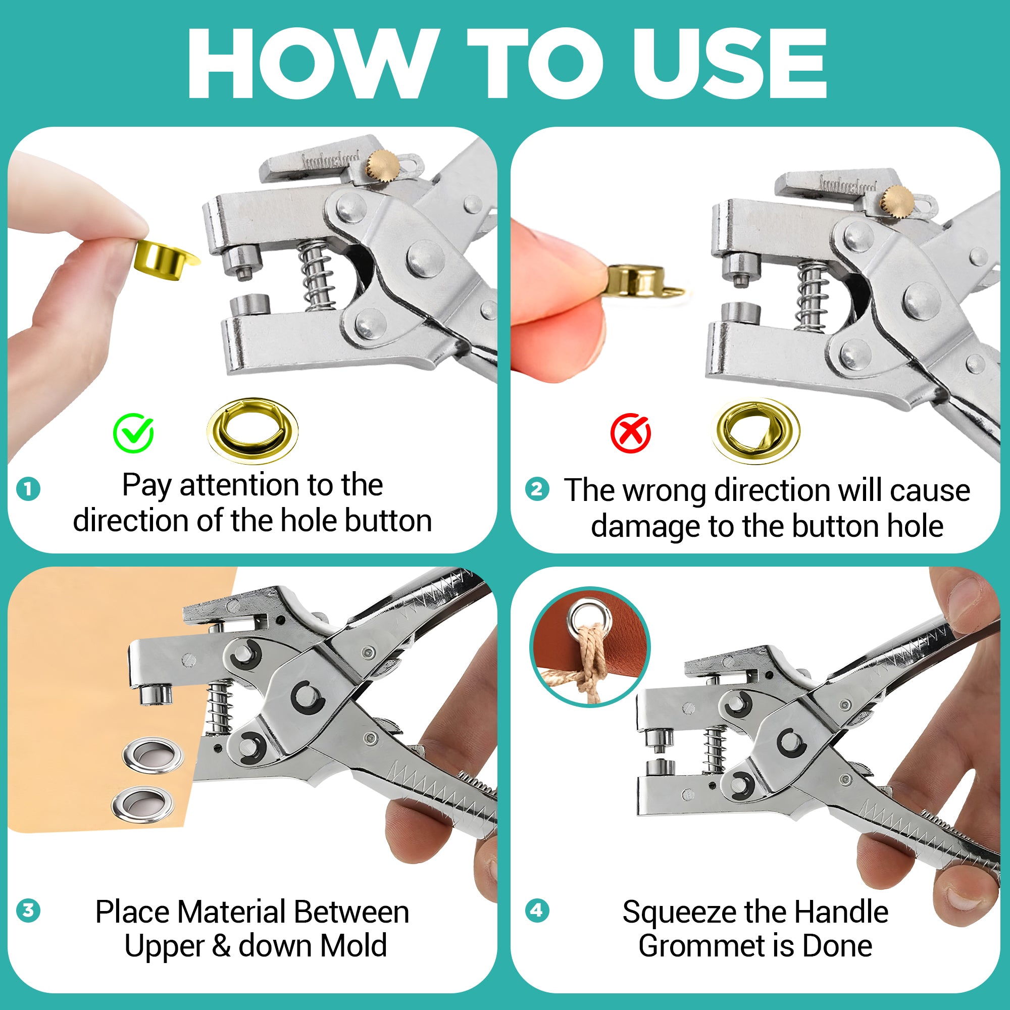 4mm Eyelet and Plier Tool Set, 