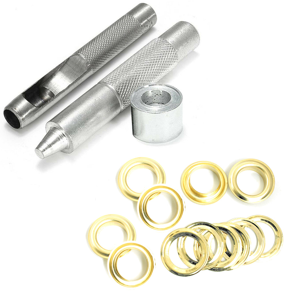 Eyelets with Tool Set - (Pack of 100)