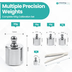 Precision Stainless Steel Calibration Weights Set