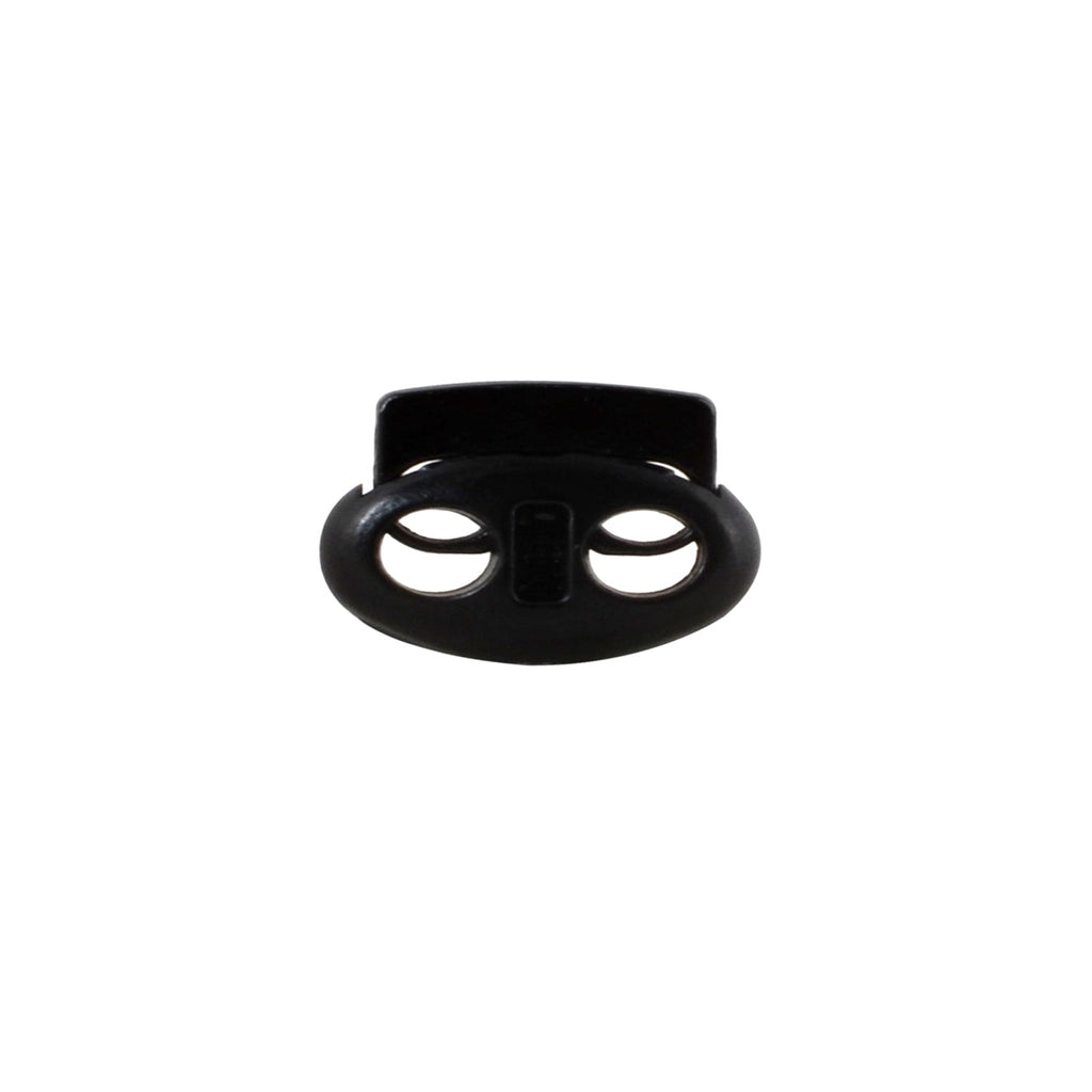 Metal Cord Lock Spring Loaded Stop Toggle Fastener - (Pack of 2)
