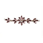 Sew-On Diamante Flower Motif