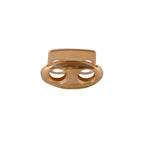 Metal Cord Lock Spring Loaded Stop Toggle Fastener - (Pack of 2)