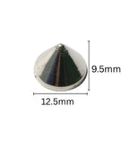 Plastic Low Cone Punk Studs with Base Pin - (Pack of 100)