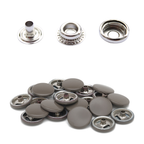 15mm Press Studs with Colour Caps and Silver Components - Small (10 Sets)