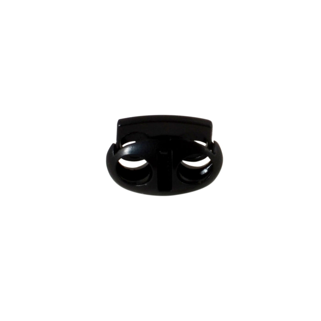 Metal Cord Lock Spring Loaded Stop Toggle Fastener - (Pack of 2)