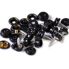 15mm 3-Part Screw Press Studs - (Pack of 10) - (Large)