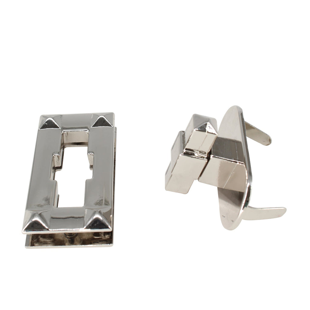 47mm x 24mm Rectangle Twist and Turn Clasp - (Pack of 1)