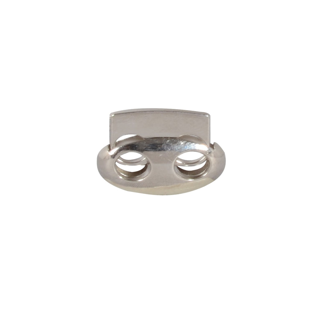 Metal Cord Lock Spring Loaded Stop Toggle Fastener - (Pack of 2)