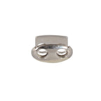 Metal Cord Lock Spring Loaded Stop Toggle Fastener - (Pack of 2)