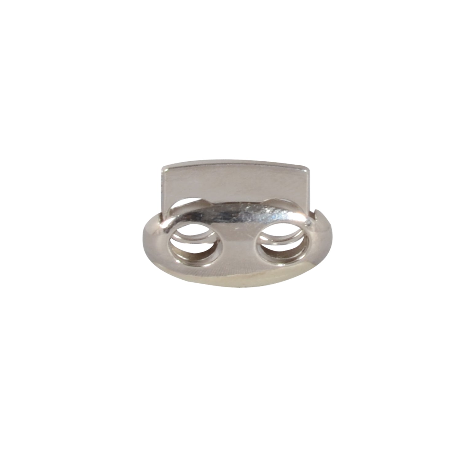 Metal Cord Lock Spring Loaded Stop Toggle Fastener - (Pack of 2)