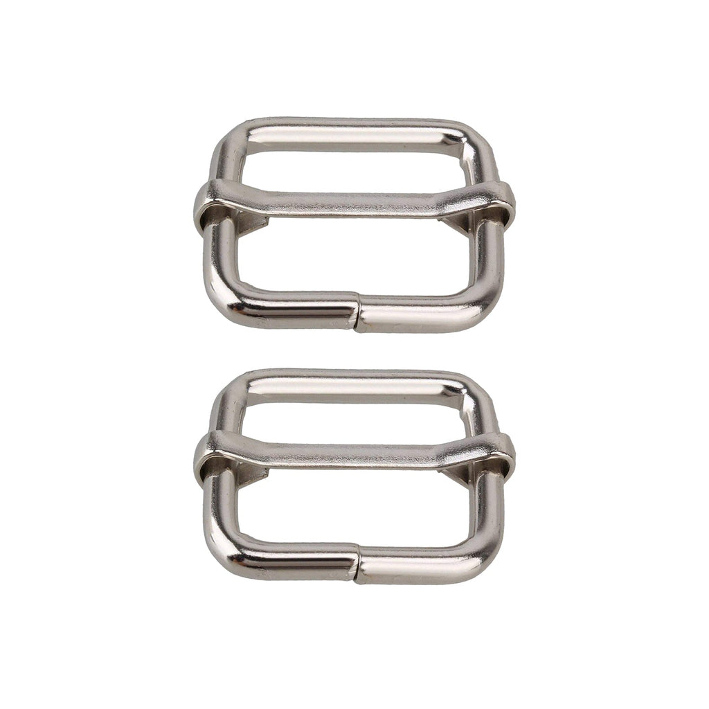 Non-Welded Metal Triglide Slider Buckles (Pack of 2)