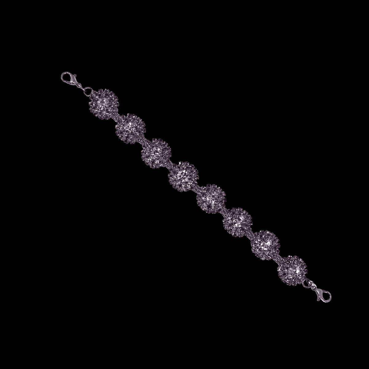 Sew On Single Row Diamante Motif