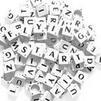 A-Z Plastic Tiles with Score Numbers