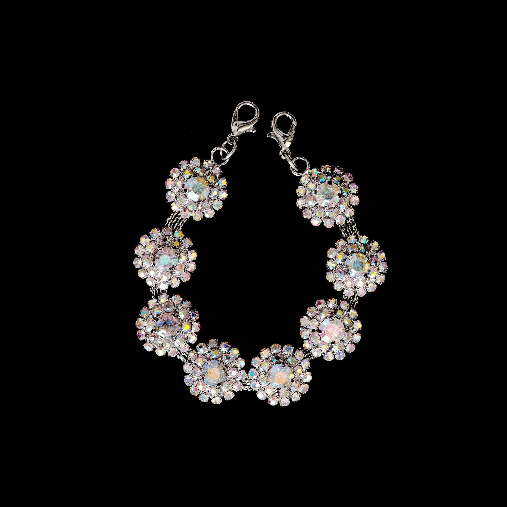 Sew-On Single-Row Diamante Motif