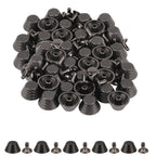 14mm Etched Mushroom Bag Feet Rivets - Pack of 25