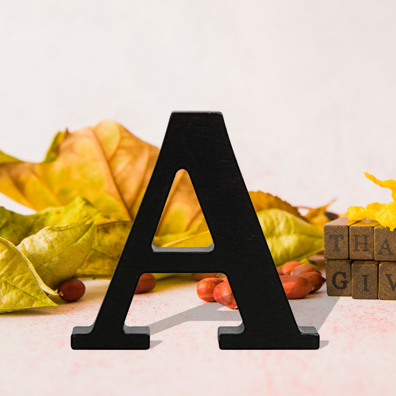 Large Wooden Capital Alphabet Letters