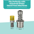 Acrylic Diamante Rivets Die Set for Green Machine Hand Press
