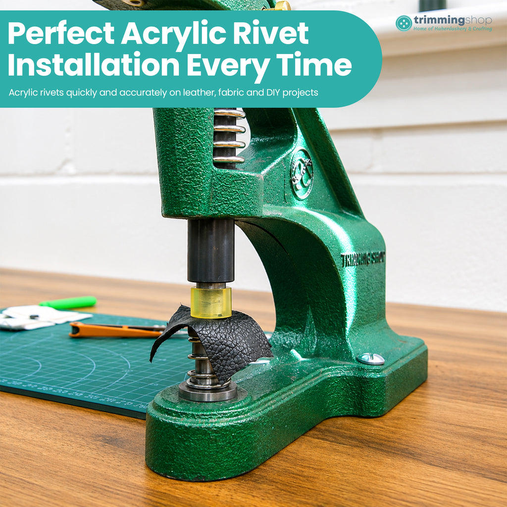 Acrylic Diamante Rivets Die Set for Green Machine Hand Press