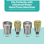Magnetic Clasps Rivets Die Set for Green Machine Hand Press