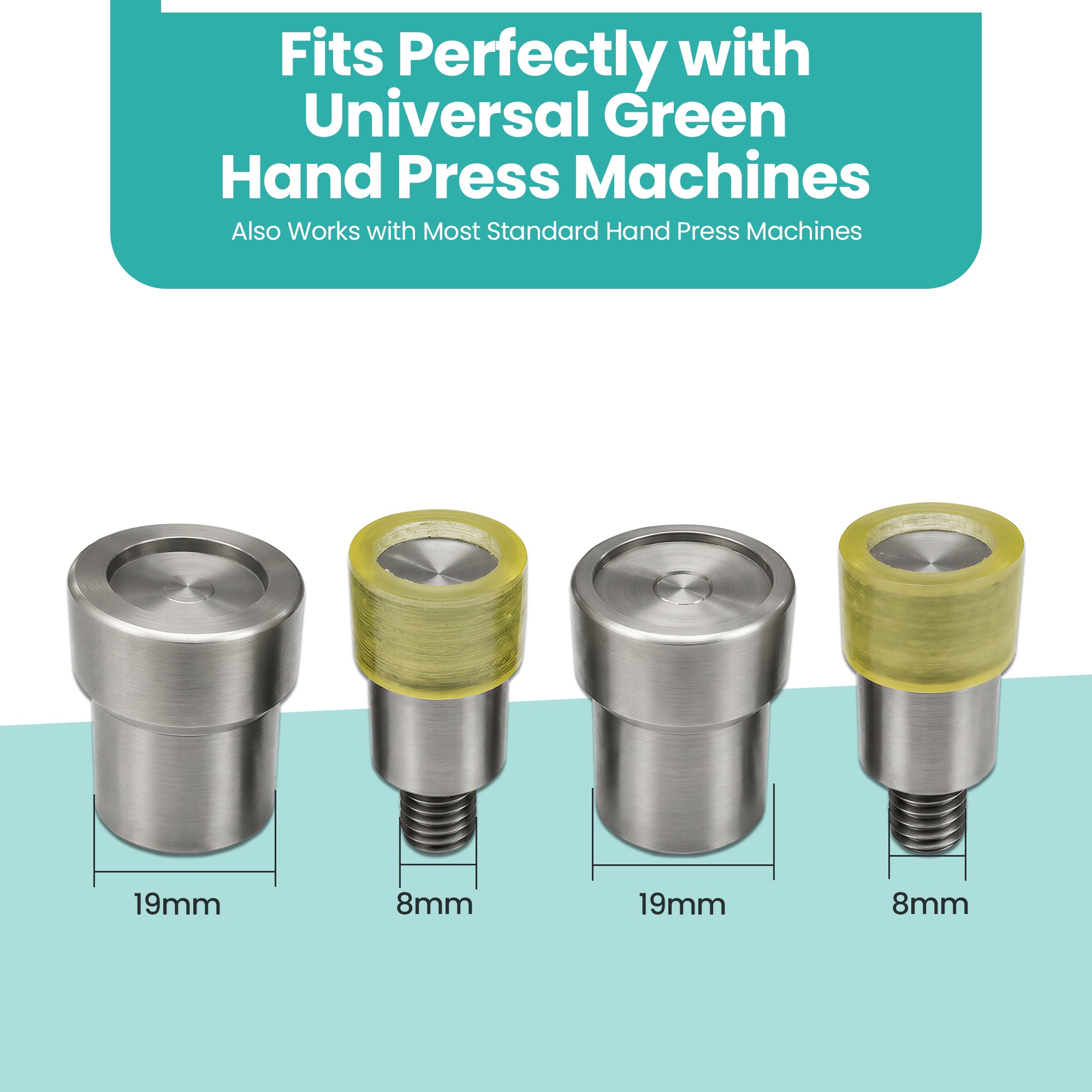 Magnetic Clasps Rivets Die Set for Green Machine Hand Press