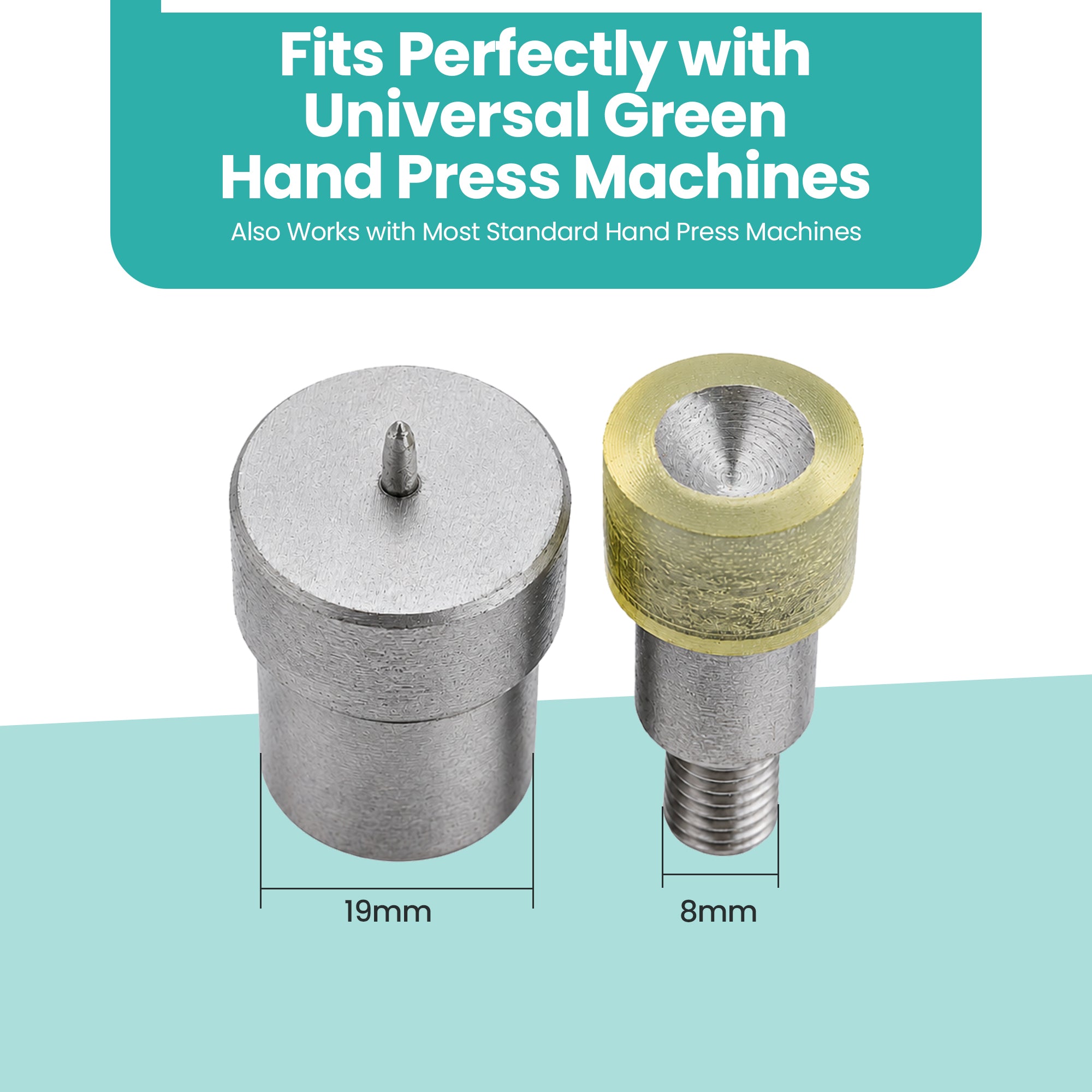 Single Cap Tubular Rivets Setting Die Set for Green Machine Hand Press